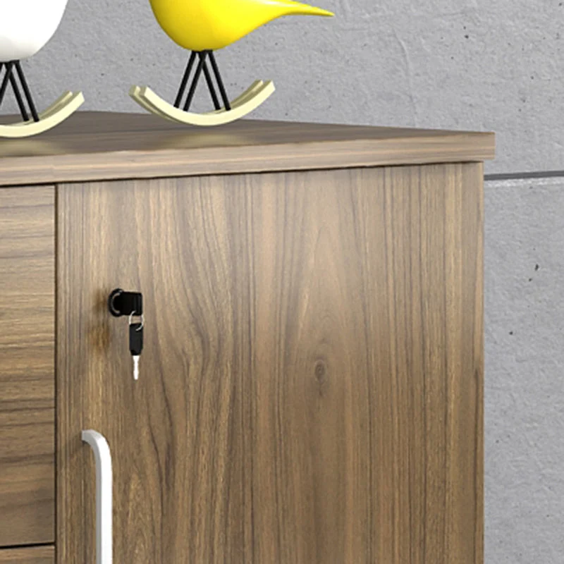 Contemporary Lateral Filing Cabinet Wood Filing Cabinet Lock and Storage White