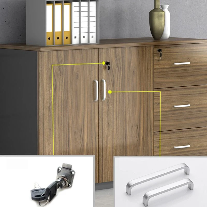 Contemporary Lateral Filing Cabinet Wood Filing Cabinet Lock and Storage White