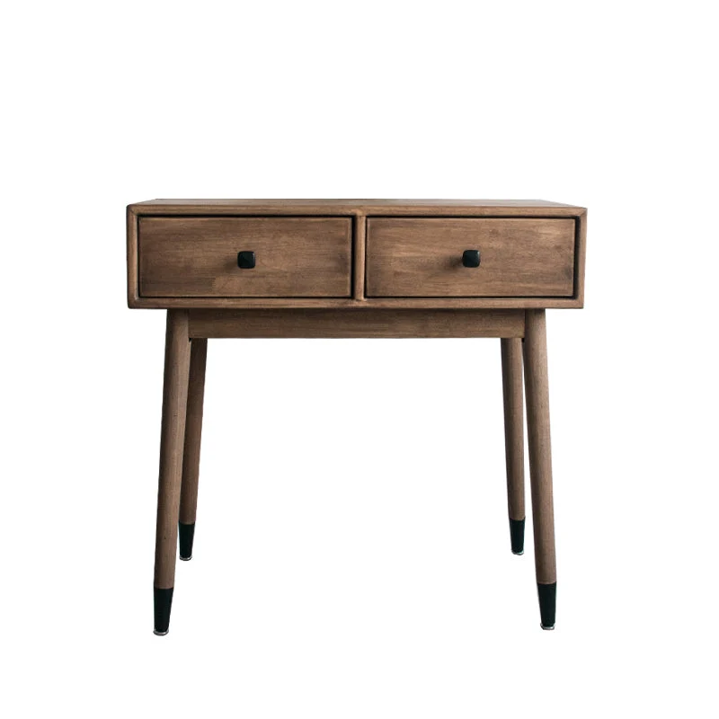Contemporary Make-up Vanity Drawers Brown Stevig Wood 24l
