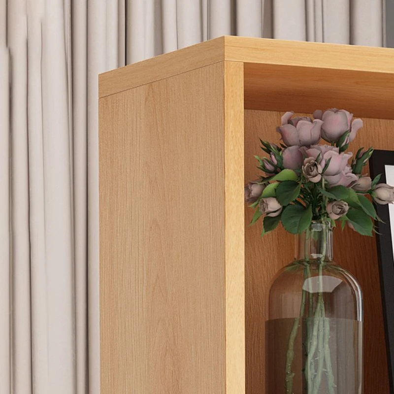 Contemporary Massief hout Cabinet Shelves Rectangle Storage Cabinet 16l