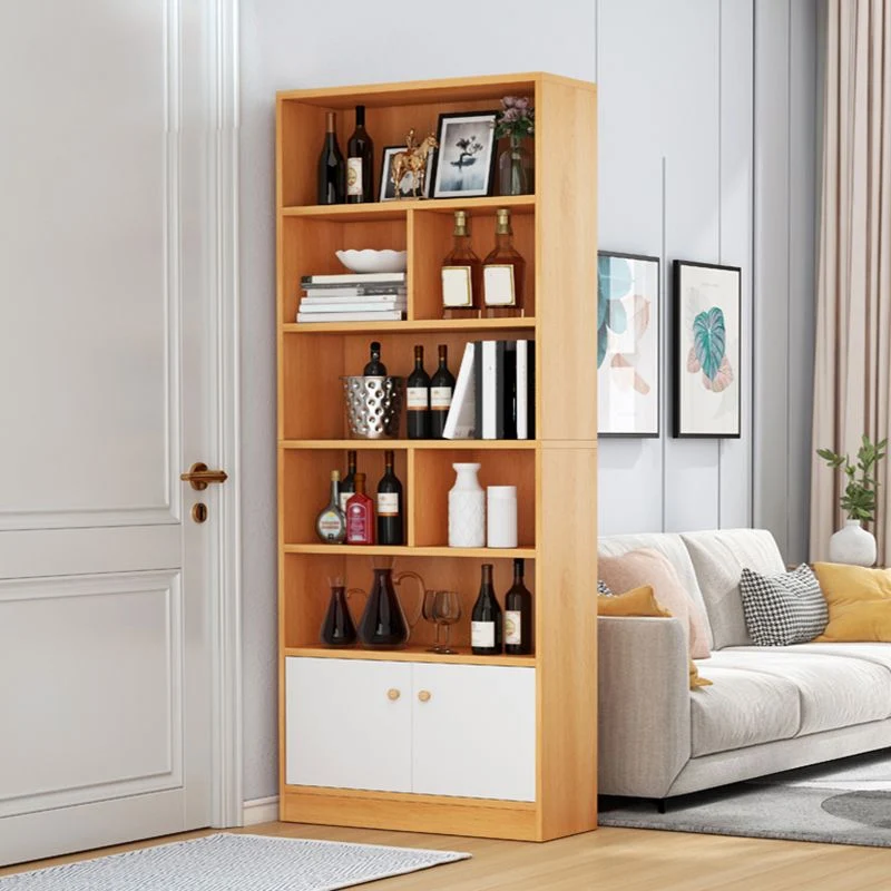 Contemporary Massief hout Cabinet Shelves Rectangle Storage Cabinet 16l