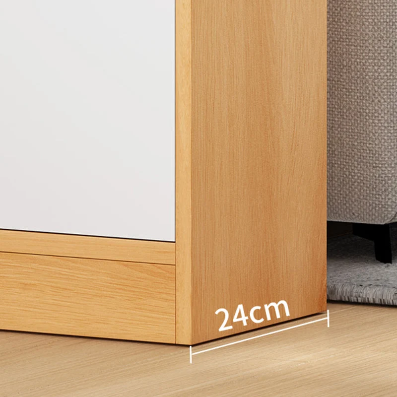 Contemporary Massief hout Cabinet Shelves Rectangle Storage Cabinet 16l