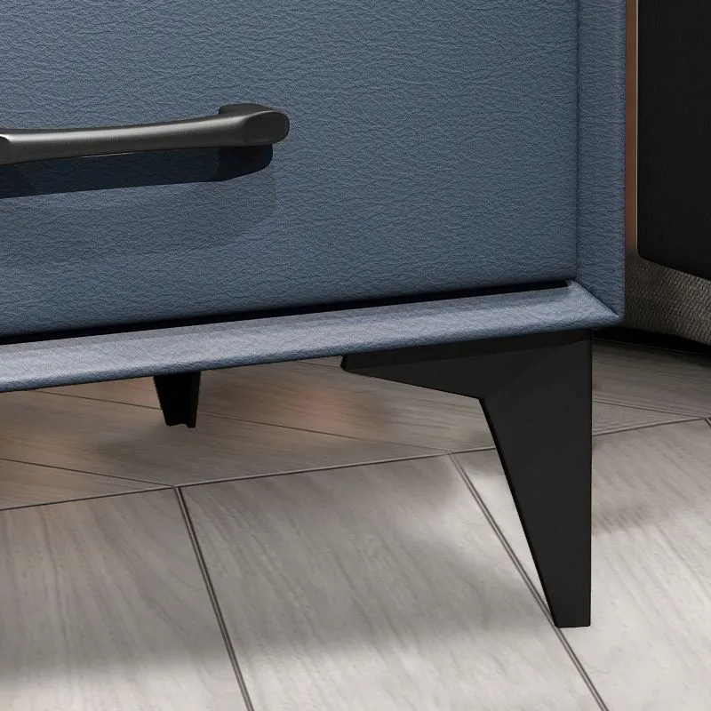 Contemporary Natuurhout Drawer Storage Bed Nightstand Bedroom Coffee