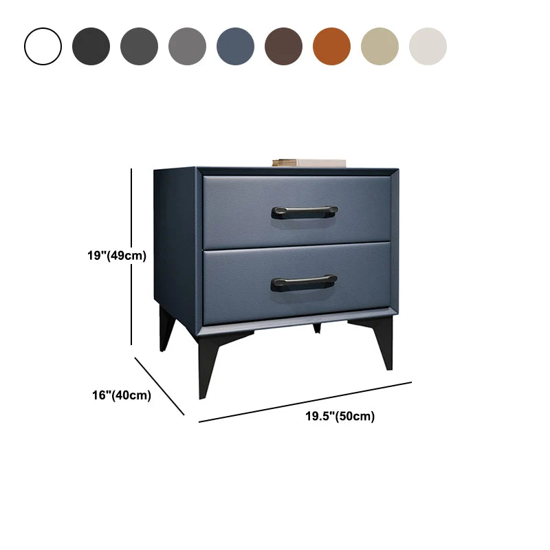 Contemporary Natuurhout Drawer Storage Bed Nightstand Bedroom Coffee