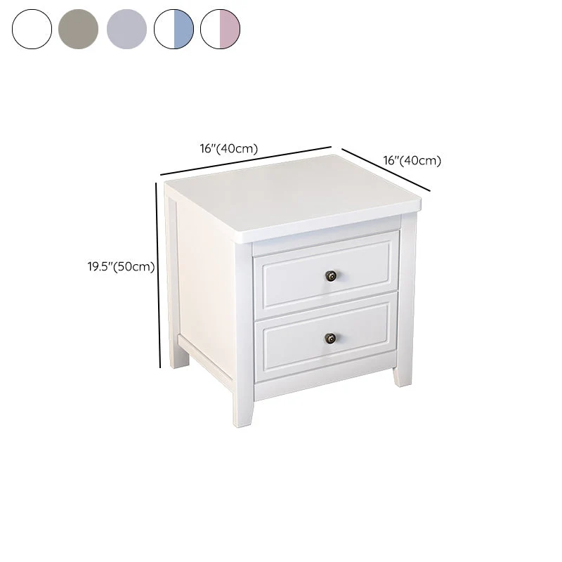 Contemporary Nightstand Drawer Storage Bedside Cabinet Legs 16l