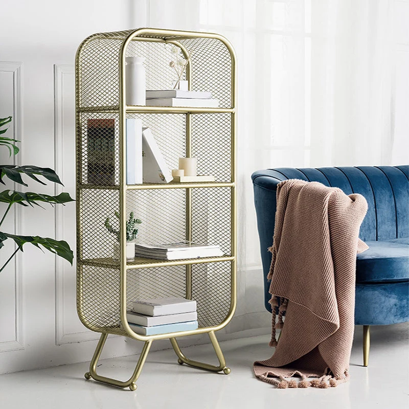 Contemporary Shelf Closed Back Van metaal Shelves Included Bookcase 23