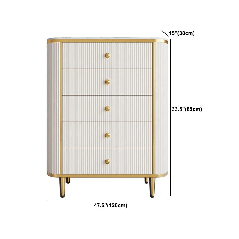 Contemporary Side Square Cabinet Chest Mild Close Drawers 31