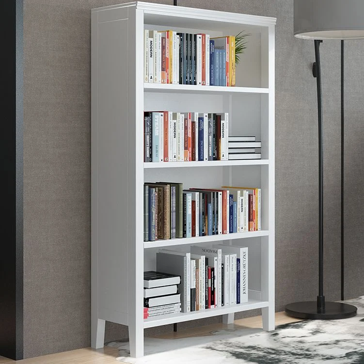 Contemporary Standard Bookcase Closed Back Massief hout Bookshelf Shelves 28