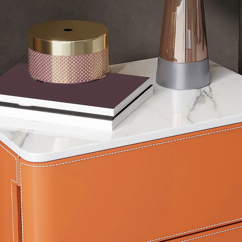 Contemporary Stone Bedroom Storage Chest Vertical Chest Drawers