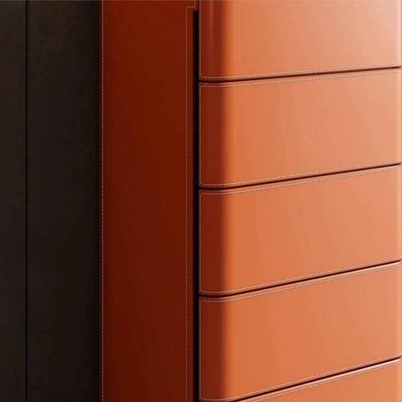 Contemporary Stone Bedroom Storage Chest Vertical Chest Drawers