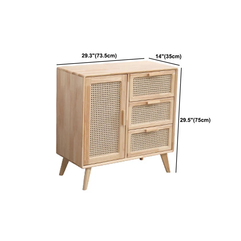 Contemporary Storage Cabinet Drawers and Stevig Wood Legs