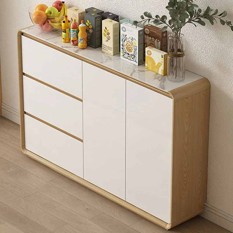 Contemporary Style Afstelbaar Shelving Wood Sideboard Cabinet Cabinets and Drawers 39l