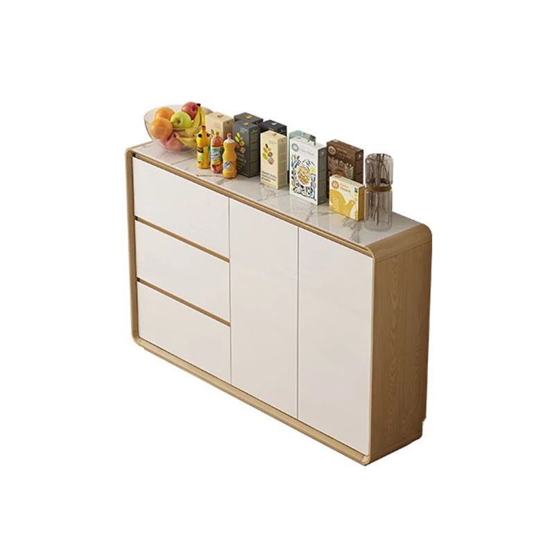 Contemporary Style Afstelbaar Shelving Wood Sideboard Cabinet Cabinets and Drawers 39l
