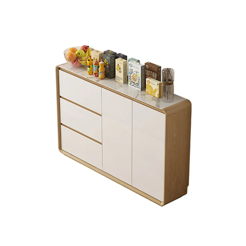 Contemporary Style Afstelbaar Shelving Wood Sideboard Cabinet Cabinets and Drawers 39l