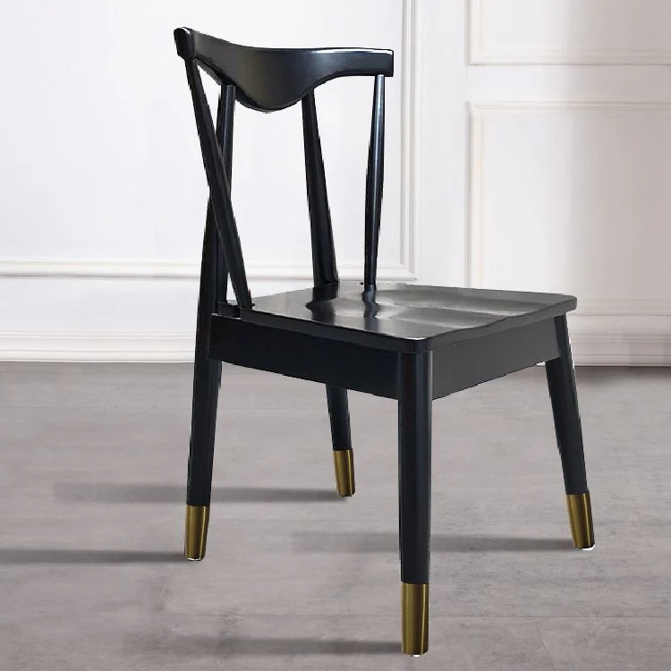 Contemporary Style Chairs Armless Chairs Kitchen Van hout Legs Black