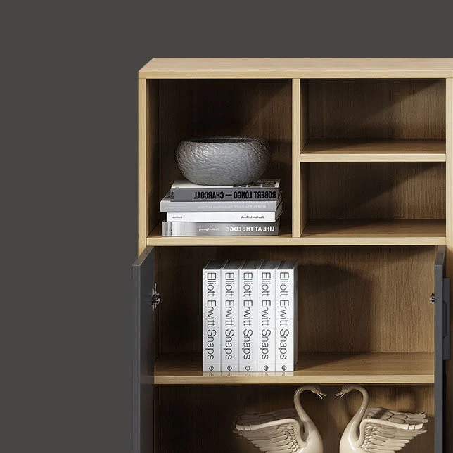 Contemporary Style Filing Cabinet Wood Storage Lateral Filing Cabinet 31l