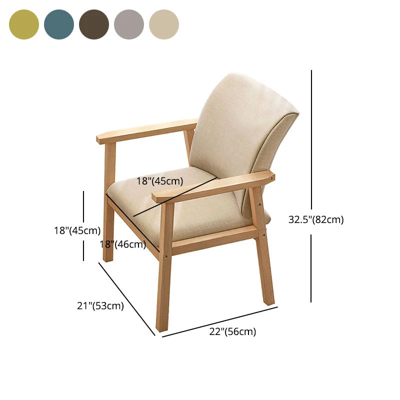 Contemporary Style Kitchen Chairs Dining Arm Side Chair Houtsoort Legs Coffee