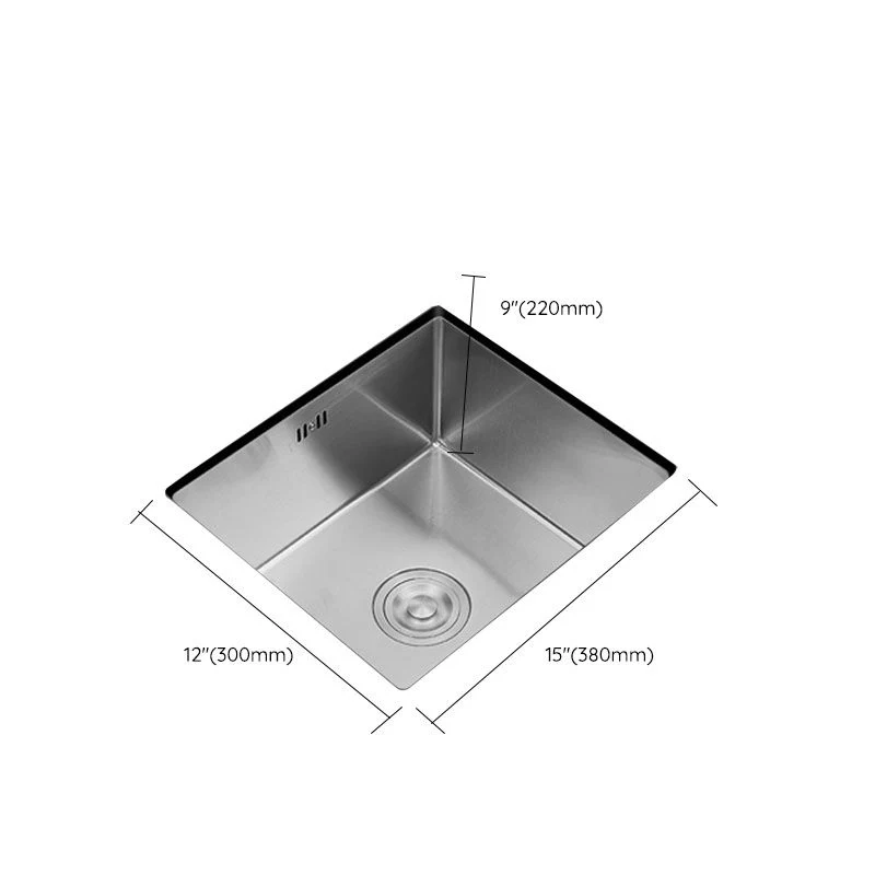 Contemporary Style Kitchen Sink Roestvrij Steel Kitchen Sink Drain Assembly 15