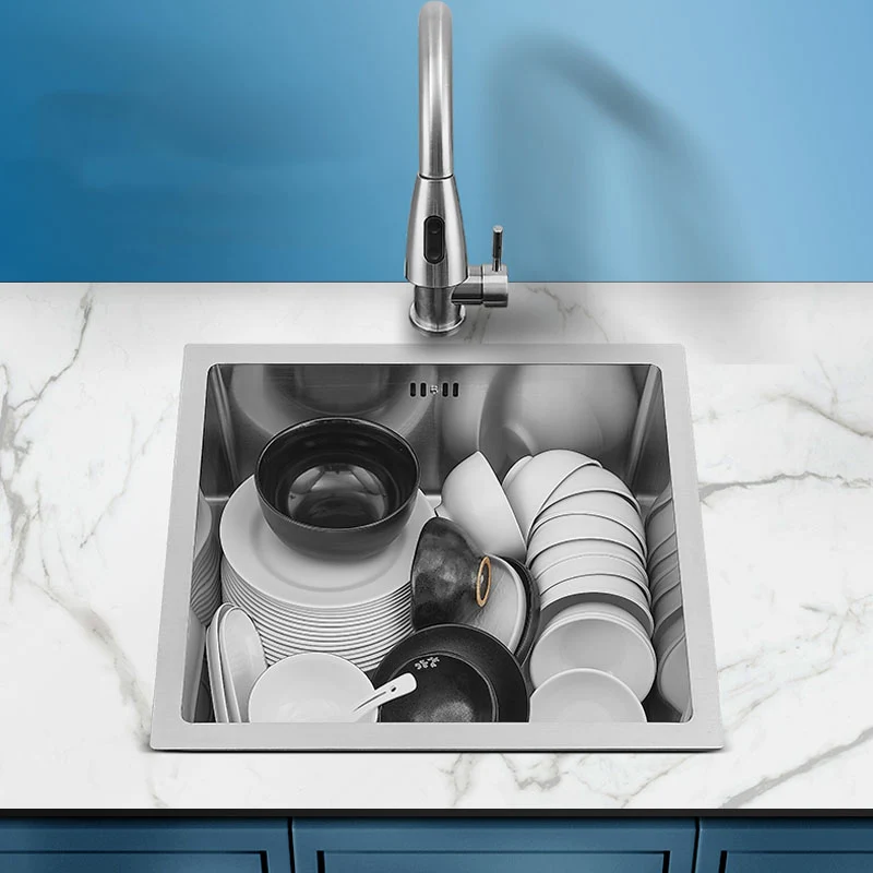 Contemporary Style Kitchen Sink Roestvrij Steel Kitchen Sink Drain Assembly 15