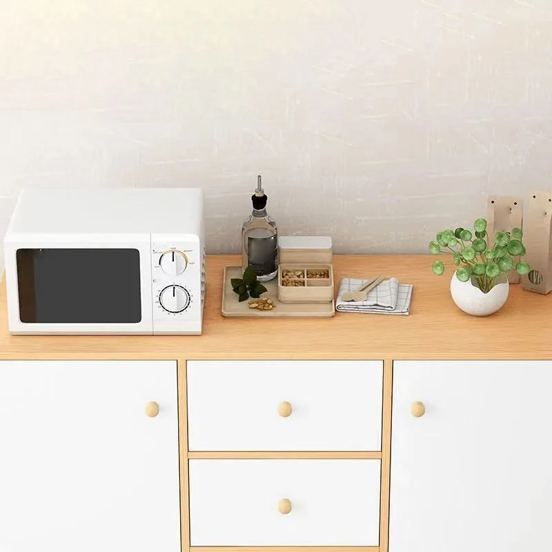 Contemporary Style Sideboard Engineered Wood Dining Sideboard Storage 24l