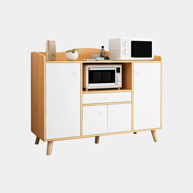 Contemporary Style Sideboard Engineered Wood Dining Sideboard Storage 24l