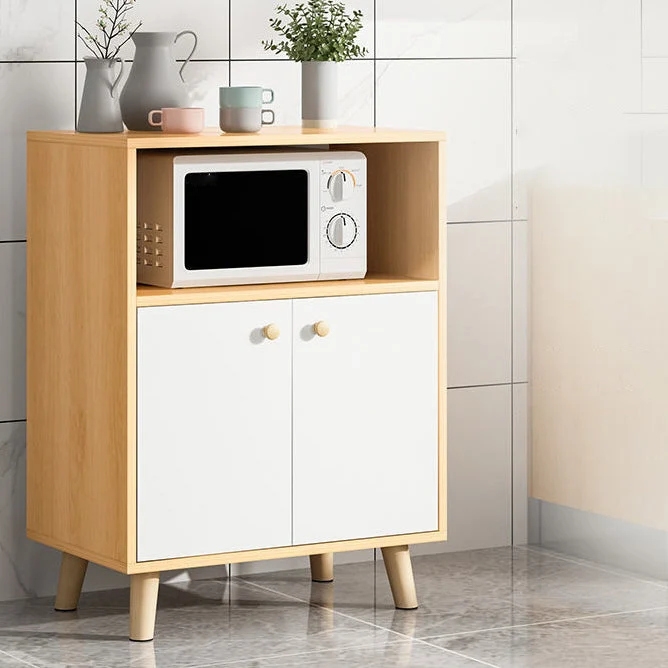 Contemporary Style Sideboard Engineered Wood Dining Sideboard Storage 24l
