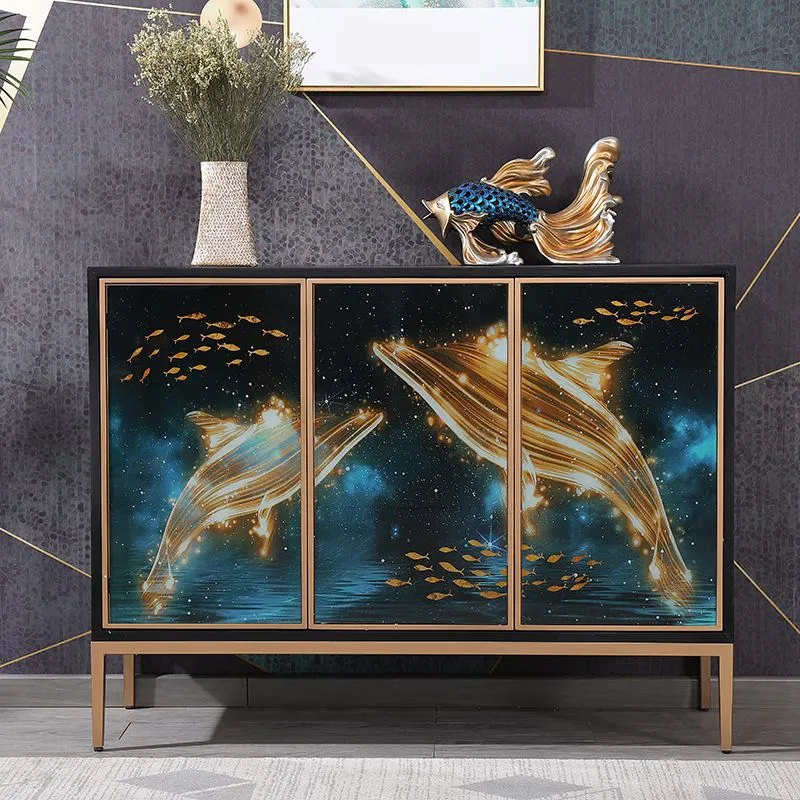 Contemporary Style Solid Wood Regelbaar Shelving Sideboard Cabinets 39l