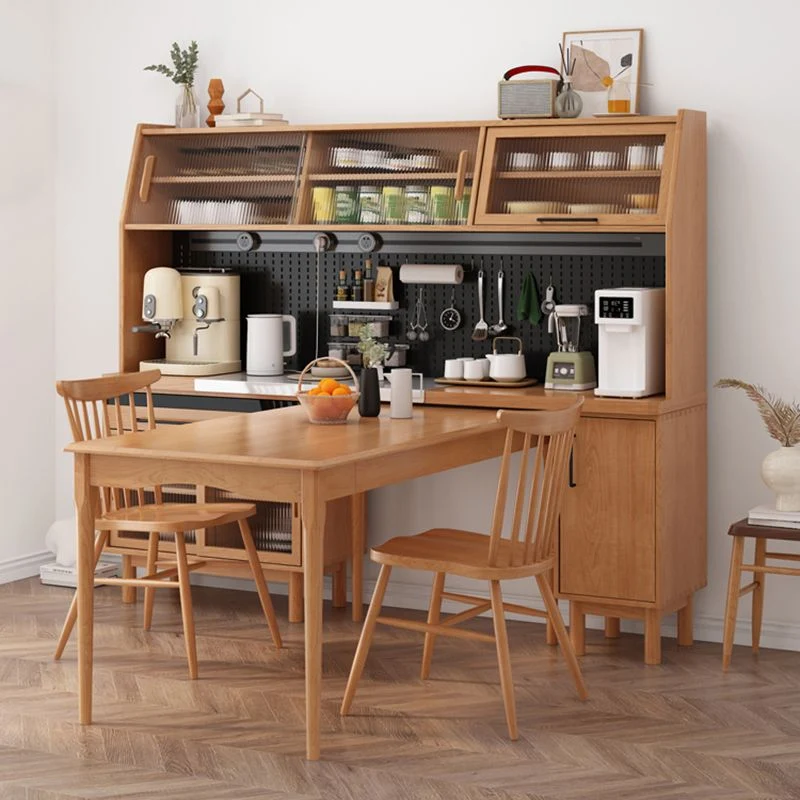 Contemporary Style Stevig Wood Dining Buffet Cabinets and Drawer 63l