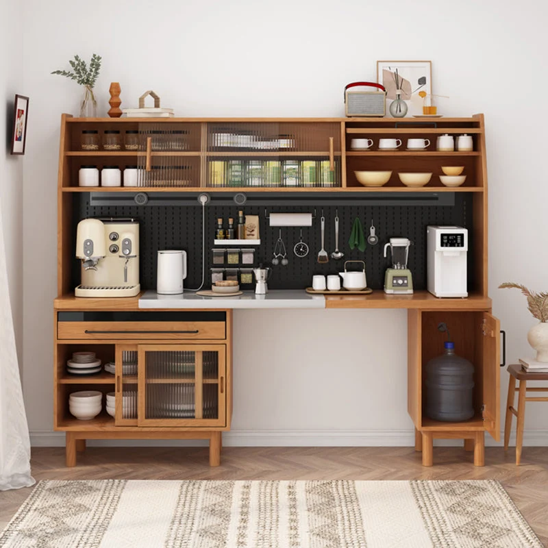 Contemporary Style Stevig Wood Dining Buffet Cabinets and Drawer 63l