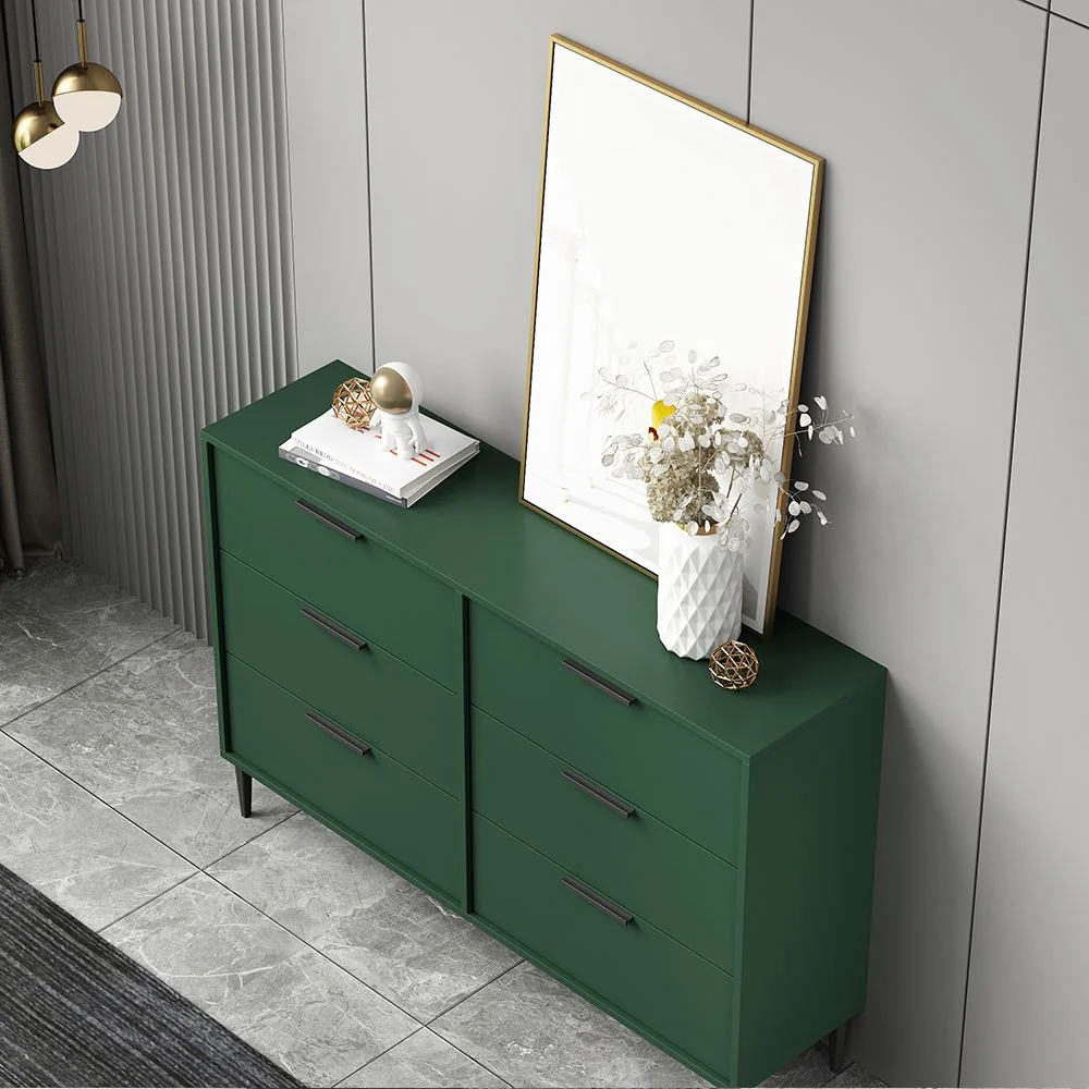 Contemporary Wood Dresser Bedroom Storage Chest Dresser Drawer 31l