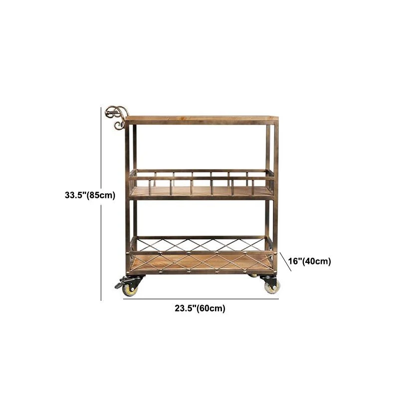 Contemporary Wood Kitchen Island Table Stationary Kitchen Island Table Open Storage 24l