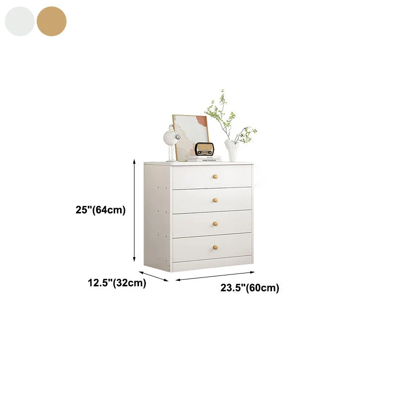 Contemporary Wood Vertical Dresser Bedroom Storage Chest Drawer 24l