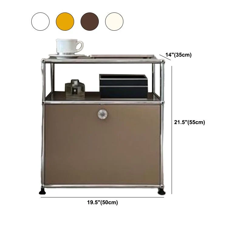 Corrosiebestendig Steel Sideboard Contemporary Storage Dining Sideboard Locking Cabinet 20l