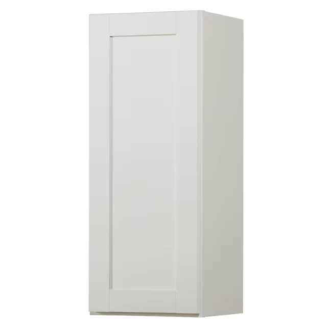 Diamond NOW Arcadia 12- W x 30- H x 12- D Parelmoer Door Wall Fully Assembled Cabinet (Recessed Panel Shaker Door Style)