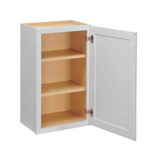 Diamond NOW Arcadia 18- W x 30- H x 12- D Ivoor Door Wall Fully Assembled Cabinet (Recessed Panel Shaker Door Style)