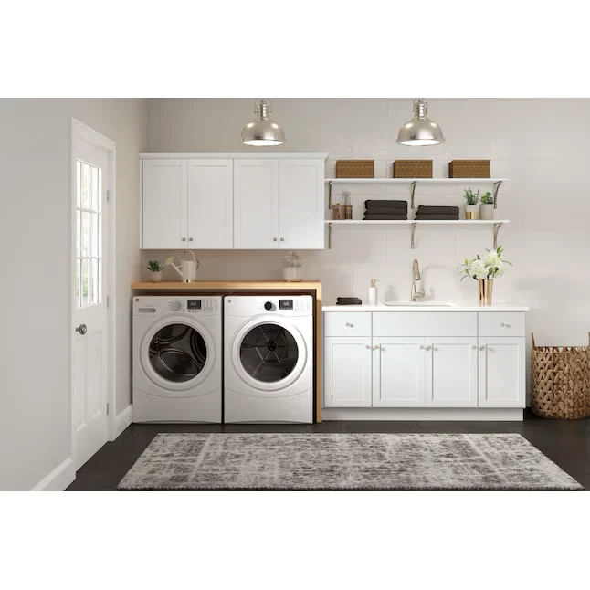 Diamond NOW Arcadia 30- W x 18- H x 12- D Ivoor Door Wall Fully Assembled Cabinet (Recessed Panel Shaker Door Style)