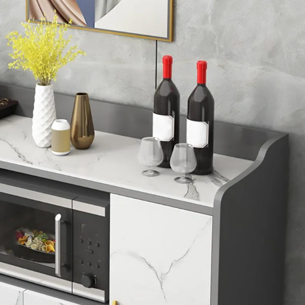 Dining Room Dining Server Contemporary Buffet Server Cabinet Storage 24l