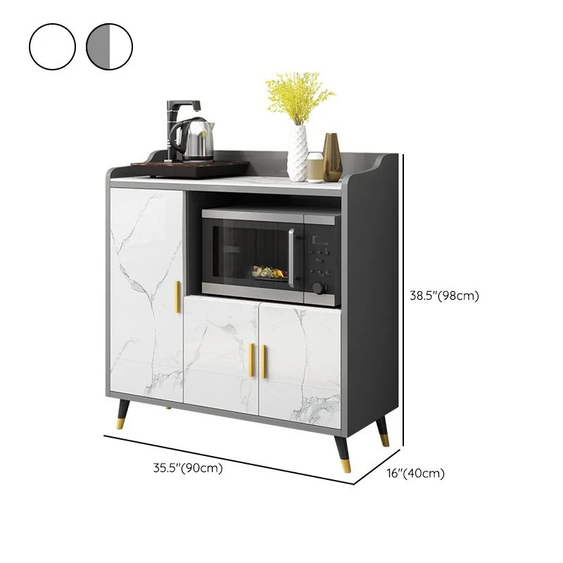 Dining Room Dining Server Contemporary Buffet Server Cabinet Storage 24l