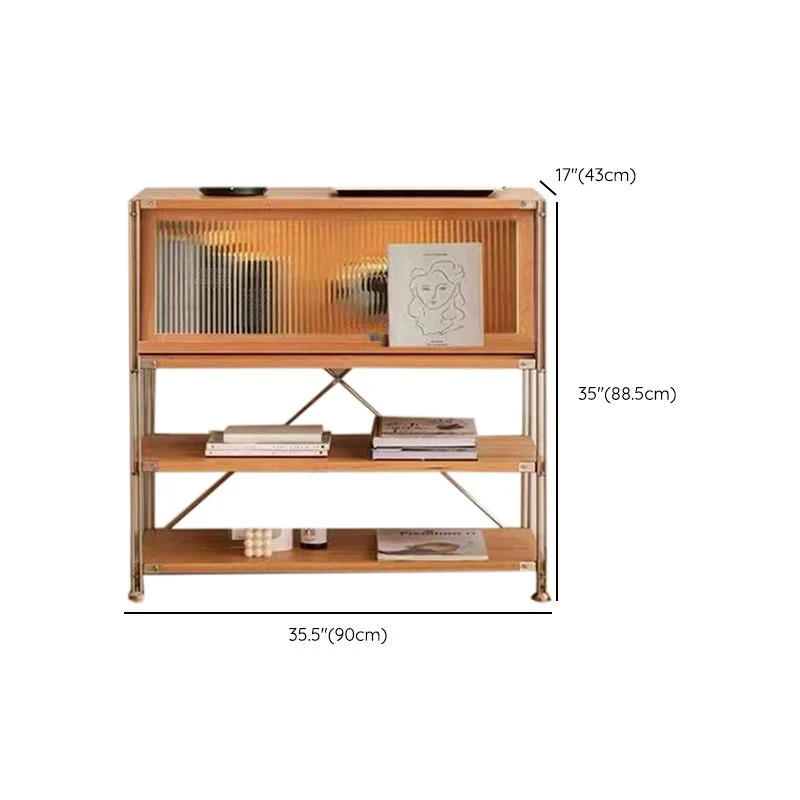 1 Door Storage Cabinet, Modern Rectangular Hout Cabinet, 35.4"W x 16.9"L x 34.8"H