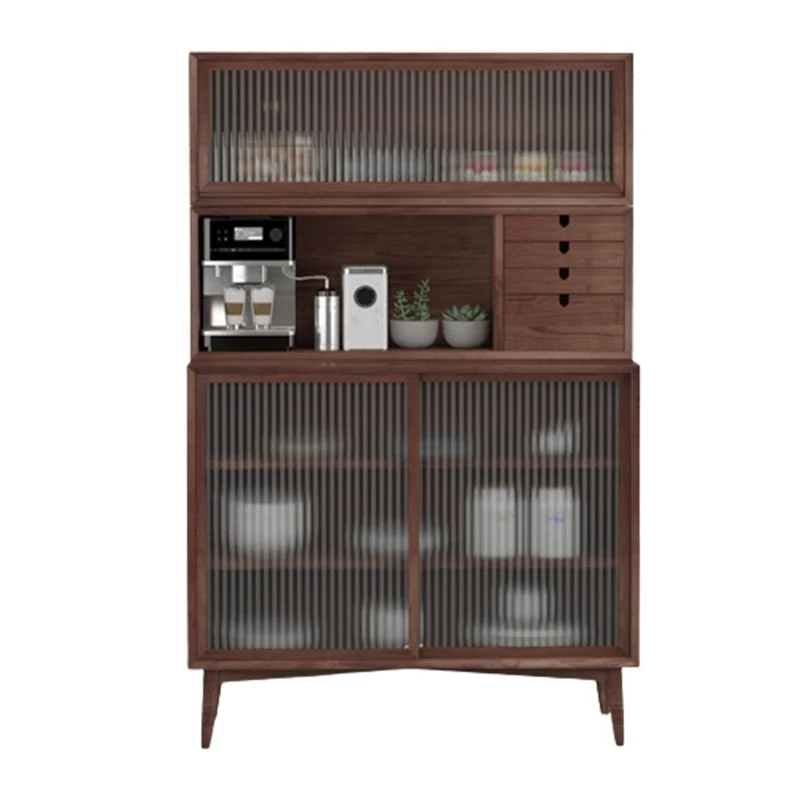 Eigentijds Faux Wood Dining Hutch Standard Natural 20" W Hutch Cabinet Doors 43l