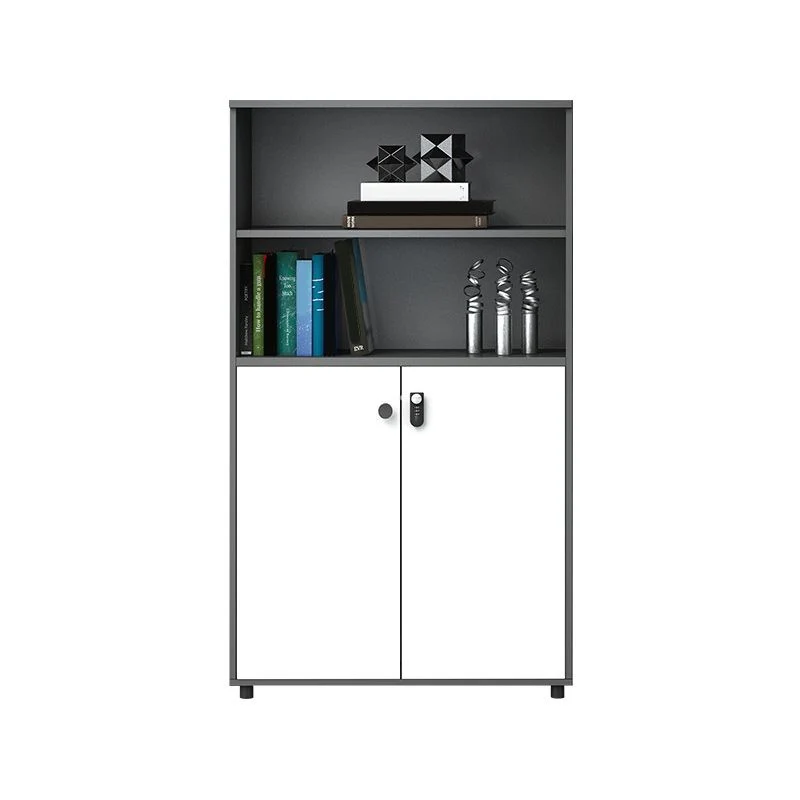Eigentijds File Cabinet Wooden Filing Cabinet Lock Storage Office Wood