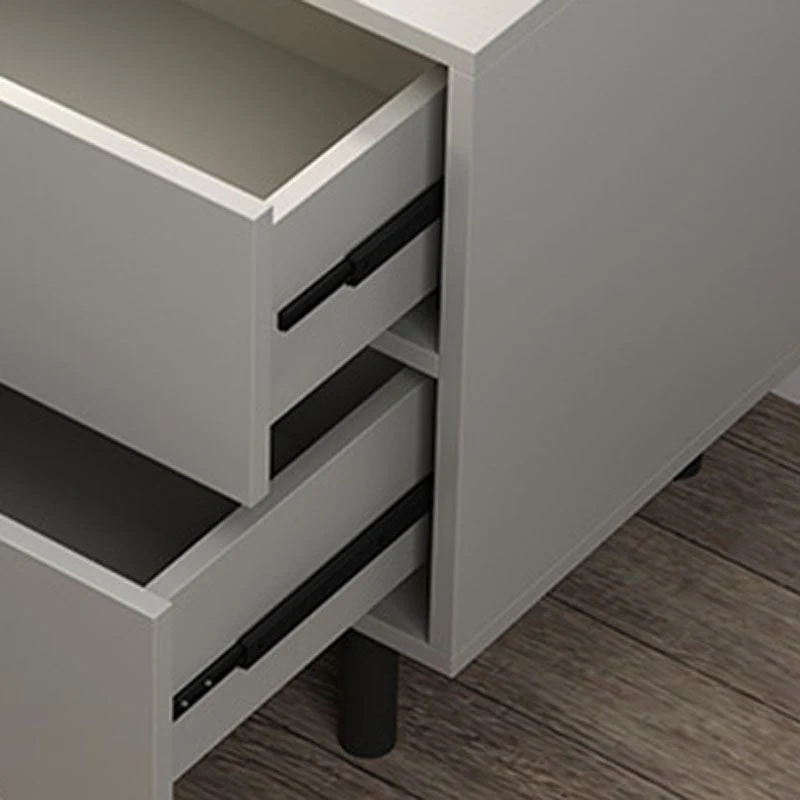 Eigentijds Solid Wood Nightstand Legs Included Bedside Cabinet 2 Drawers Https