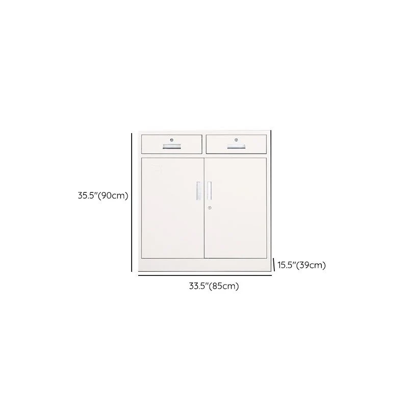 Eigentijds Steel Cabinet Locking Drawers and Storage Filing Cabinet