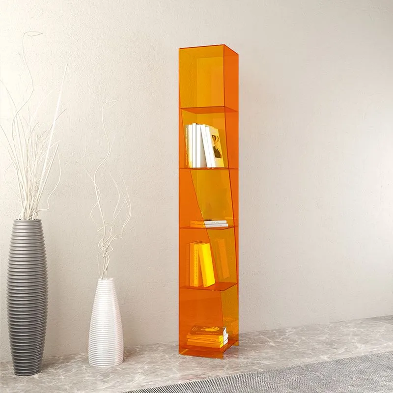 Eigentijds Style Closed Back Bookcase Standard Acrylic Bookshelf Shelves 10l