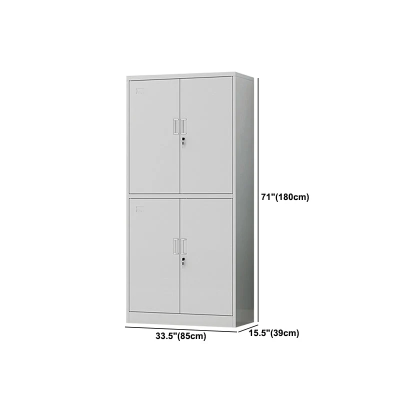 Eigentijds Vertical Cabinet Metal Filing Cabinet Lock and Storage Textured