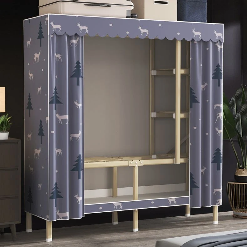 Eigentijds Wardrobe Armoire Legs Steel Wardrobe Cabinet Shelves 43l