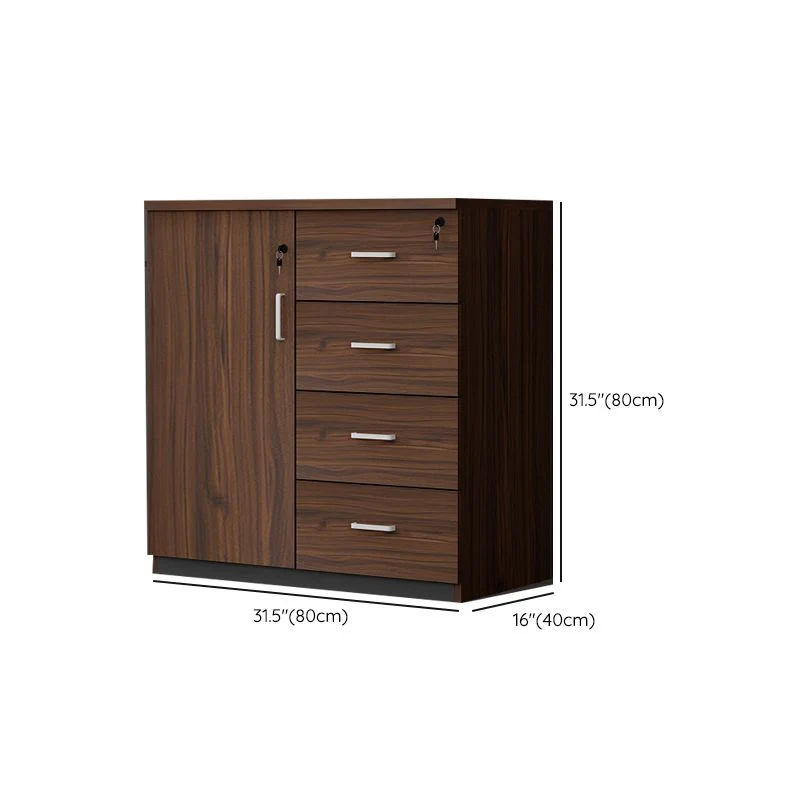 Engineered Wood Contemporary File Cabinet Lateral Cabinet Storage Https
