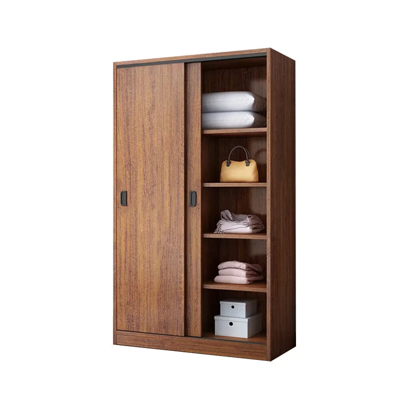 Engineered Wood Wardrobe Armoire Eigentijds Storage Cabinet Shelves 16l
