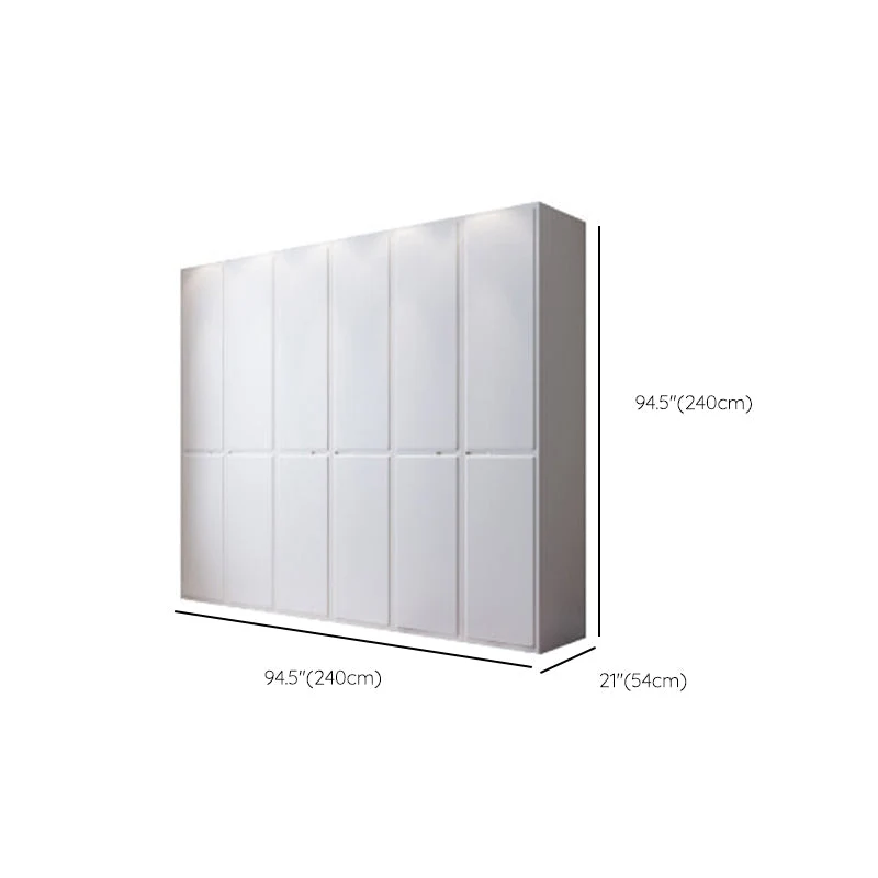 Engineered Wood Wardrobe Cabinet Garment Rod Eigentijds Wardrobe Closet 55l