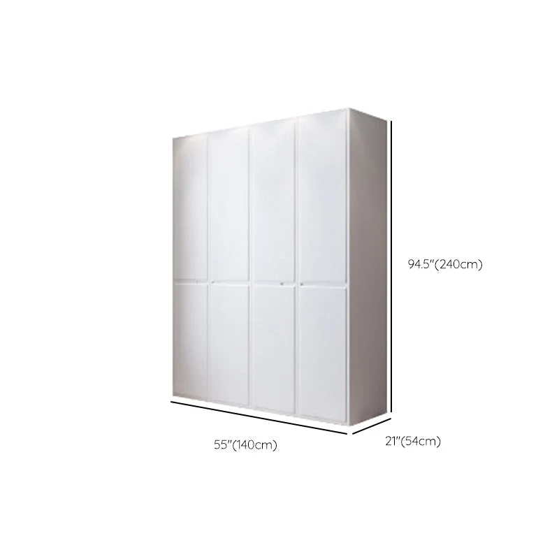 Engineered Wood Wardrobe Cabinet Garment Rod Eigentijds Wardrobe Closet 55l